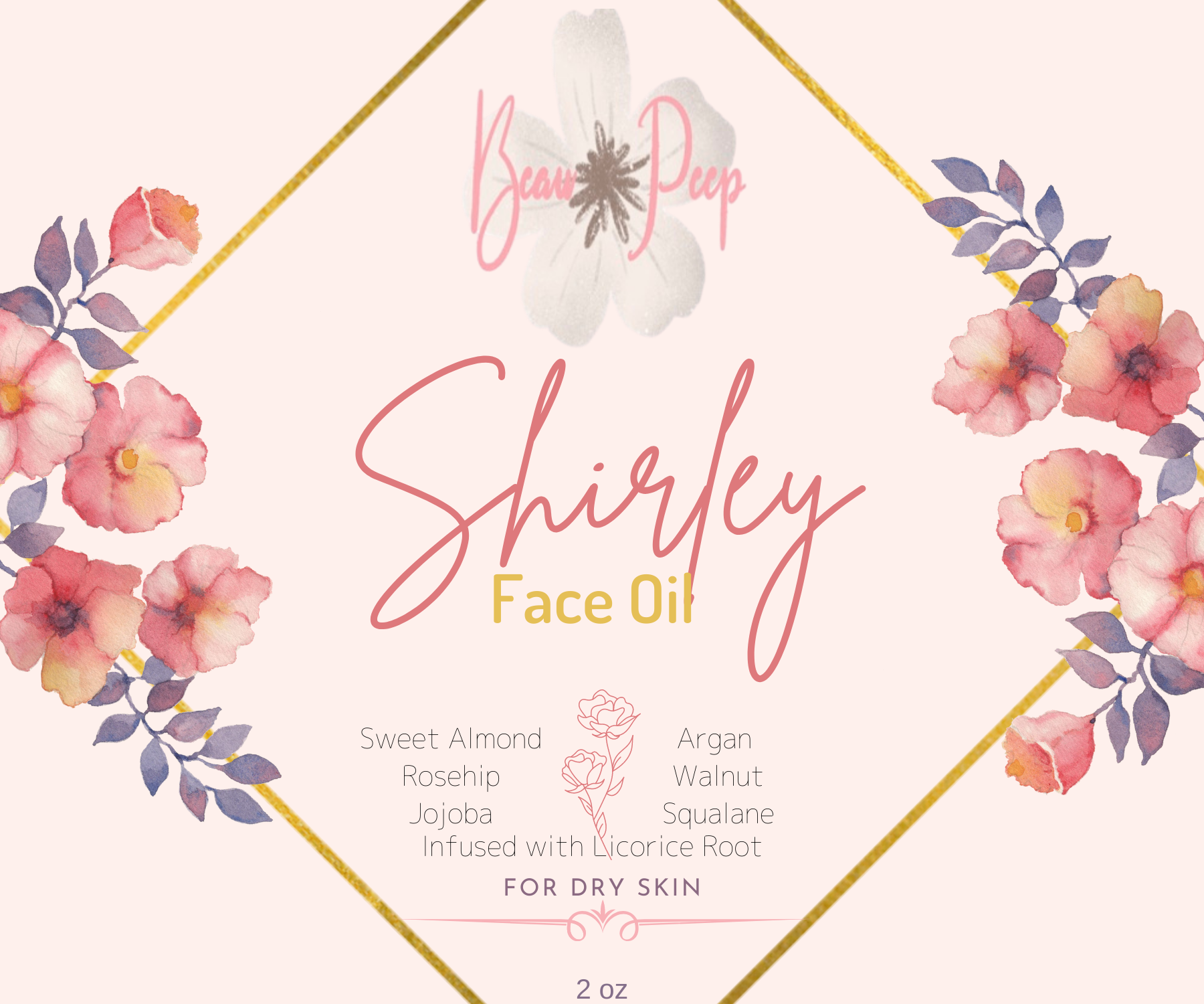 Shirley Face Oil for Dry Skin